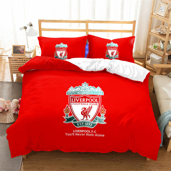 Football Giants digital printing Champions League cross-border quilt cover kit