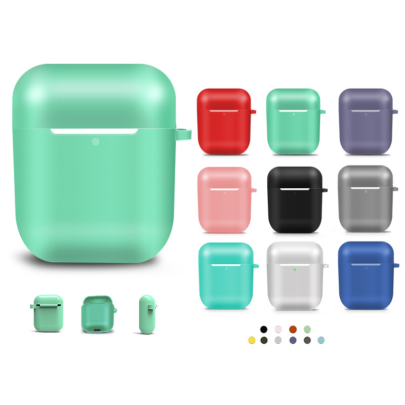 For airpods 2 protective case Apple headphones protective case I12 silicone headset accessories protective case