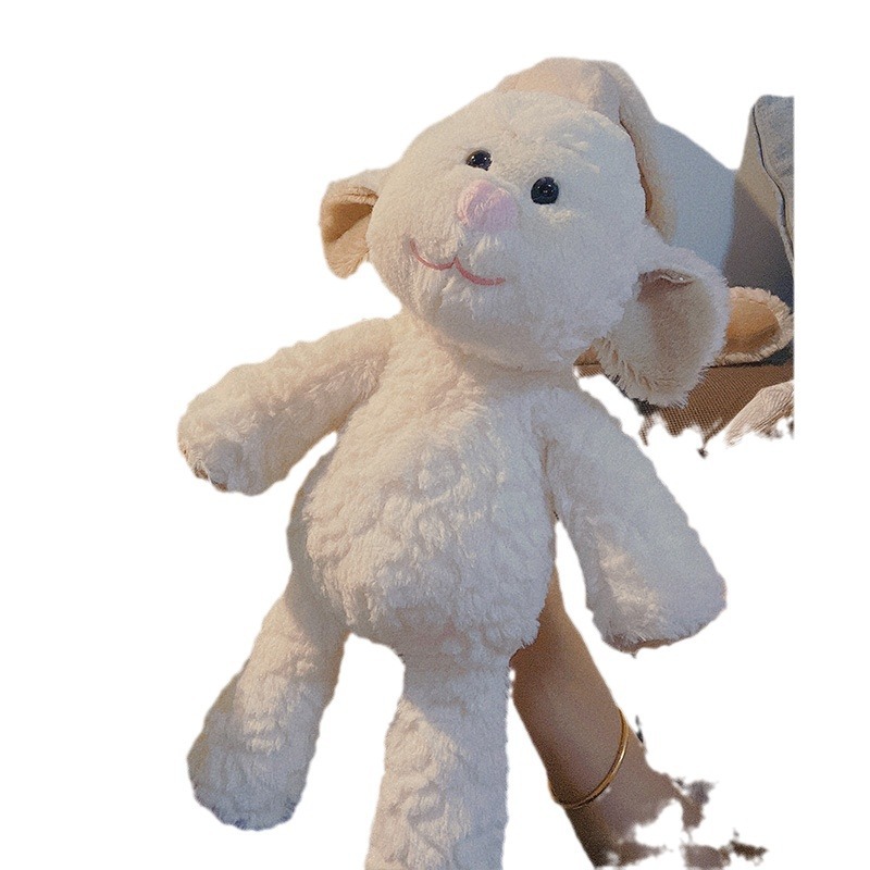 Nordic Soft Lamb Doll Good Sheep Sleeping with Children's Soothing Rag Doll Cartoon Doll Plush Toy