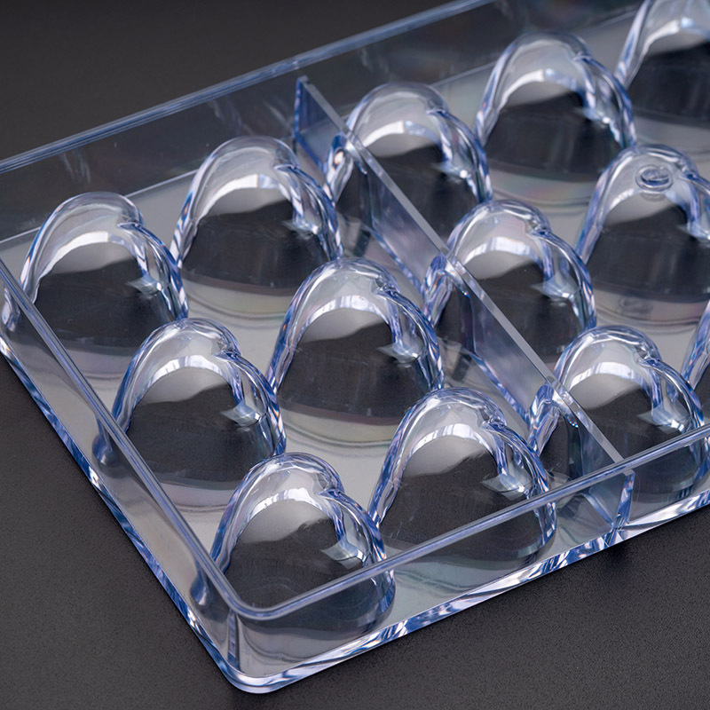 21-piece love chocolate mold transparent plastic mold DIY jelly pudding baking tool cake mold