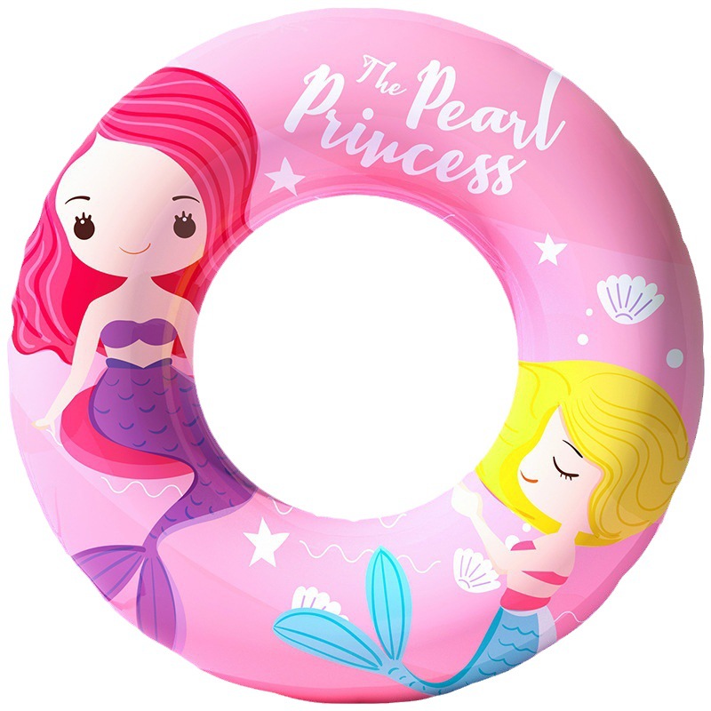 Swimming ring children's life ring anti-flip girl beginner baby swimming ring cartoon inflatable boy underarm ring