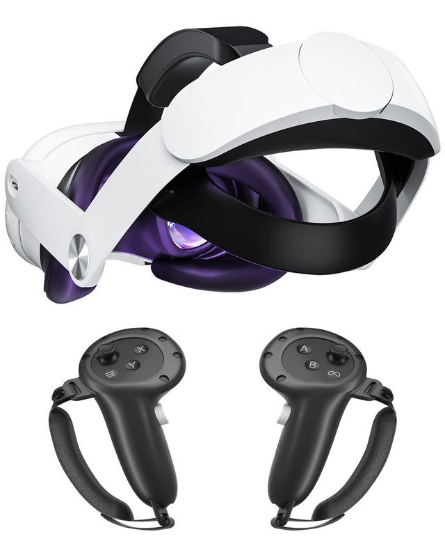 Oculus Quest3 VR ヘッドセット快適な交換可能なヘッドバンドメガネアクセサリーデジタルコンピュータゲームコンソールアクセサリー|undefined