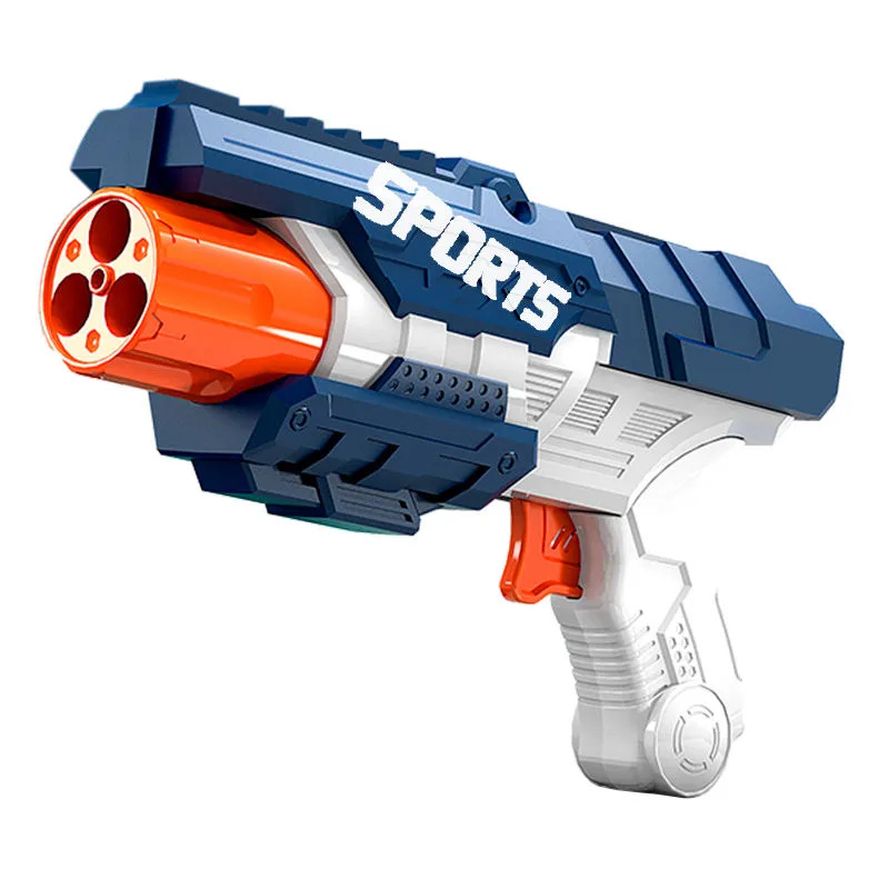 Stall wholesale simulation children's toy gun boy shooting battle Soft Bullet Gun manual launchable revolver