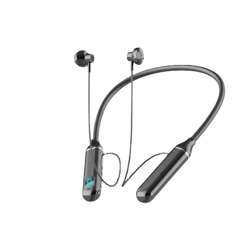 Explosions wireless Bluetooth headset neck-hanging sports binaural in-ear neck-hanging long endurance Bluetooth headset wholesale