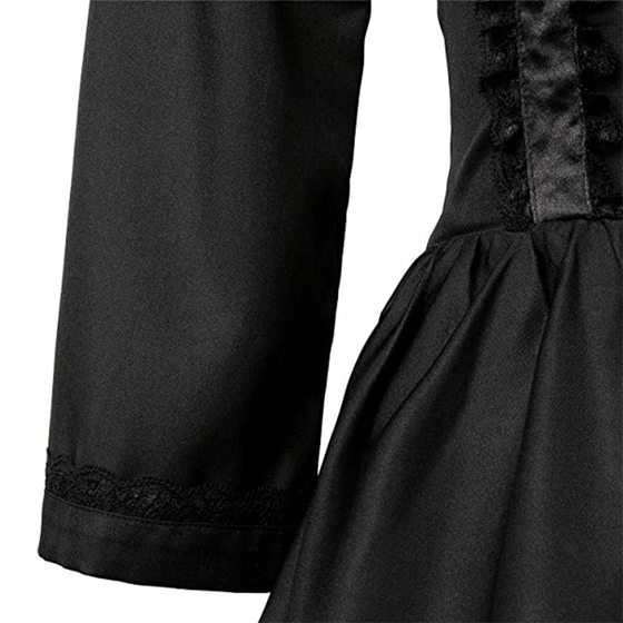 Cross Border New Gothic Victorian Ladies Dress Queen Masquerade Dress Factory in stock