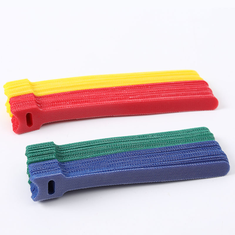 Velcro Cable Tie Wire Data Cable Storage Tie Strap Plant Strap Nylon Color Velcro Cable Tie