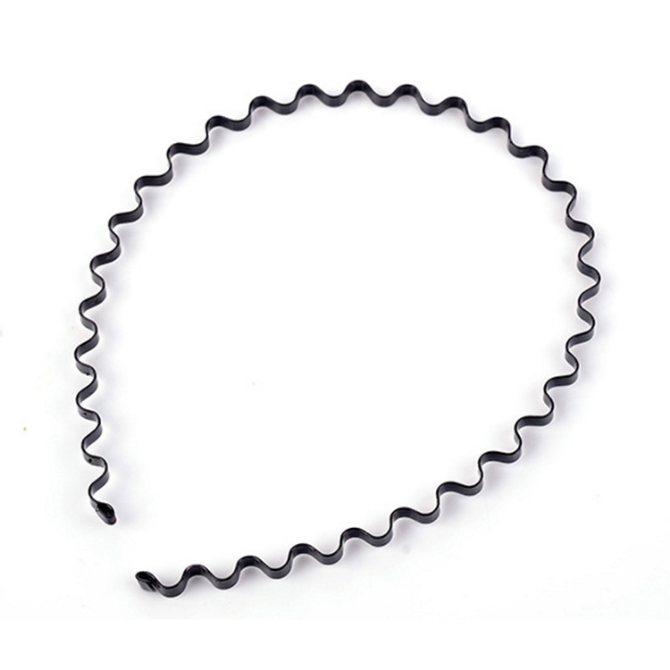 Korean Style Simple Hair Accessories Facial Wash Plate Hair Wavy Hairband Hairpin Headband Men's and Women's Common Styling Bundle Hairband
