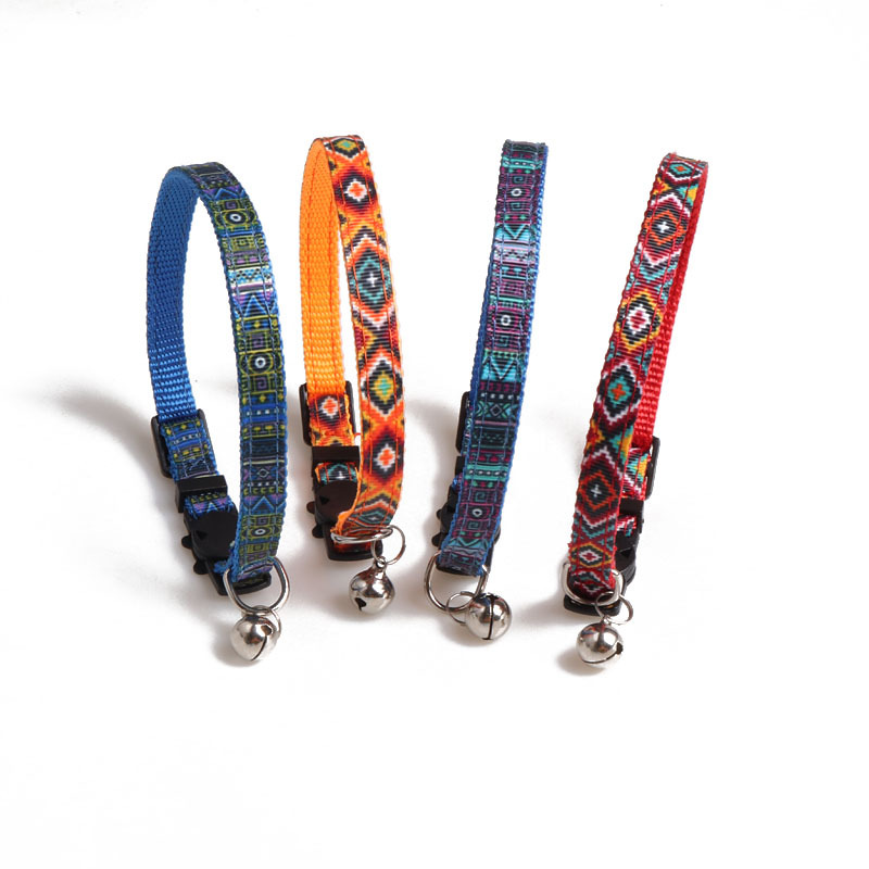 Aminger New Pet Supplies Bohemian Ribbon Cat Collar Kitten Collar