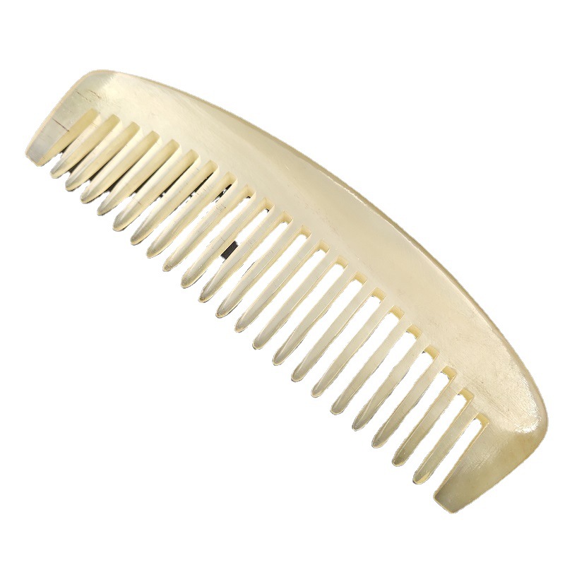 Natural horn comb horn comb horn comb wide comb horn comb massage health comb factory direct supply