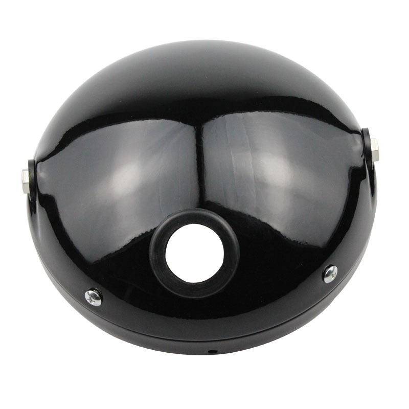 Motorcycle 7 inch headlight shell Harley LED headlight bright black lamp shell front lamp headlight rear cover Shell