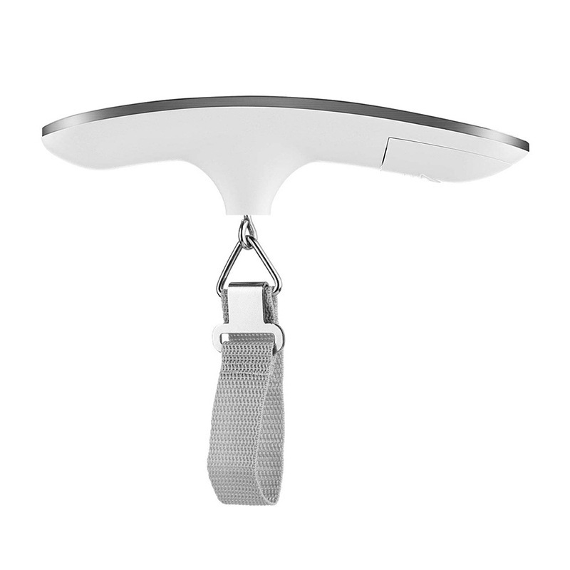 Mini stainless steel electronic portable scale portable 50KG ribbon luggage scale air express parcel scale