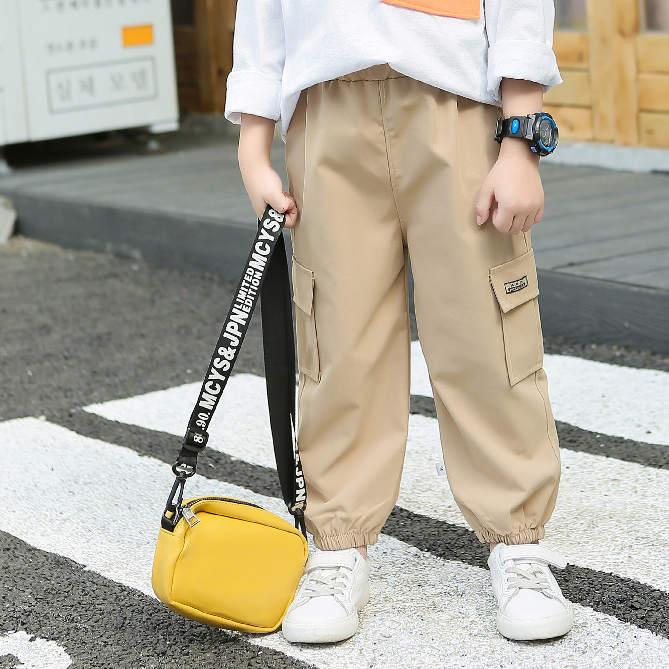 New Autumn Outfit Casual Pants for 1-10 Years Old Boys and Girls Children's Crane Pants Children's Casual Pants Anti-mosquito Trousers