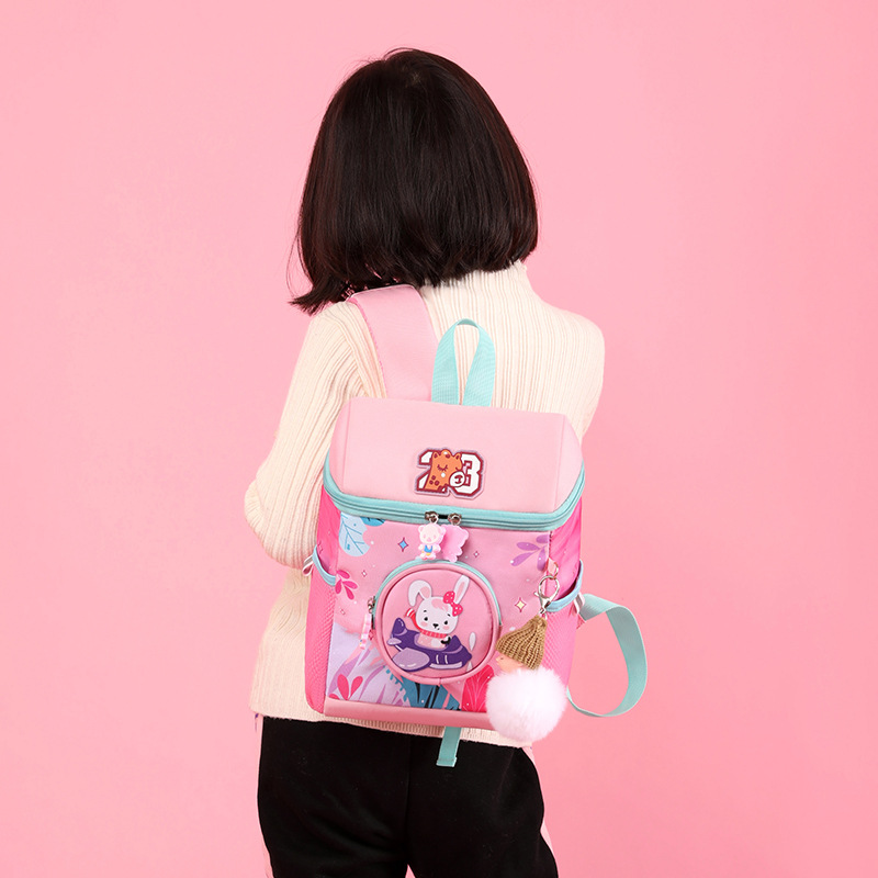 New Children's Bag Cartoon Printed Kindergarten Schoolbag Cute Casual Baby Backpack Lightweight Small Backpack
