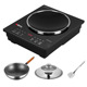 5000W touch screen black concave [send non-stick pot cover spatula]]
