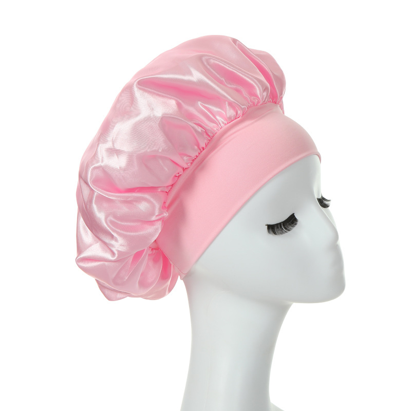 Amazon Hot Sale 32cm Wide Strip High Elastic Headband Nightcap Women Chemotherapy Cap Hair Care Hat