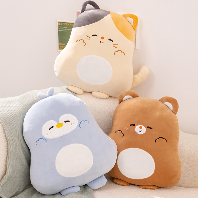 ins Home Creative Cartoon Animal Pillow Fruit Cushion Collection Car Waist Pillow Sofa Decoration Office