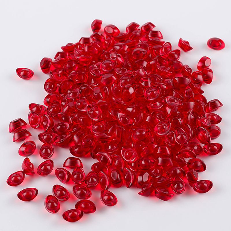 14mm crystal color ingot yellow crystal small colorful colored glaze gold ingot ornaments 1.4cm small ingot color