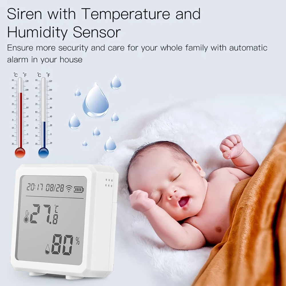 涂鸦智能Zigbee3.0温湿度传感器TuyaTemperature Humidity Sensor