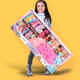 Simulation doll 2022 new suit oversized gift box dress Princess large Aisha Girl Toy