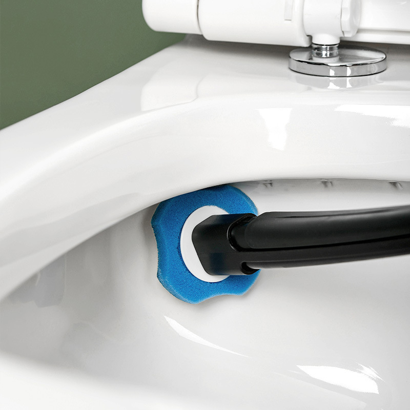 Disposable Toilet Brush Set No Dead Angle Toilet Brush Cleaning Brush Hole-free Wall-mounted Toilet Brush Long Handle