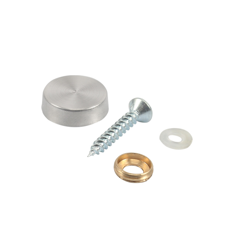 Thickened Stainless Steel Mirror Nails Advertising Screws Flat Decorative Nails Acrylic Furniture Hardware Glass Nails Copper Ring Nails