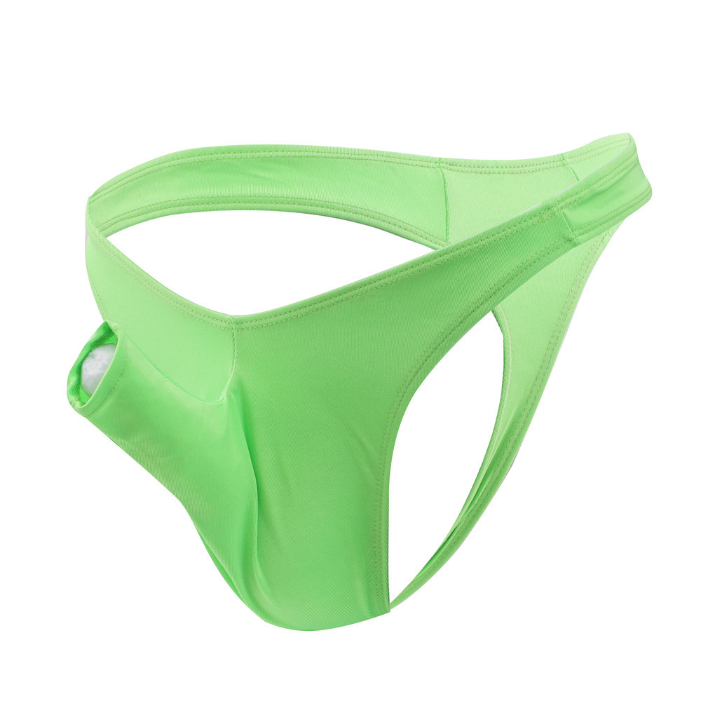 Openings JJ set men's Y-front briefs gun bullet separation exciting Europe and America T pants male sense elephant nose underwear erotic pants head 