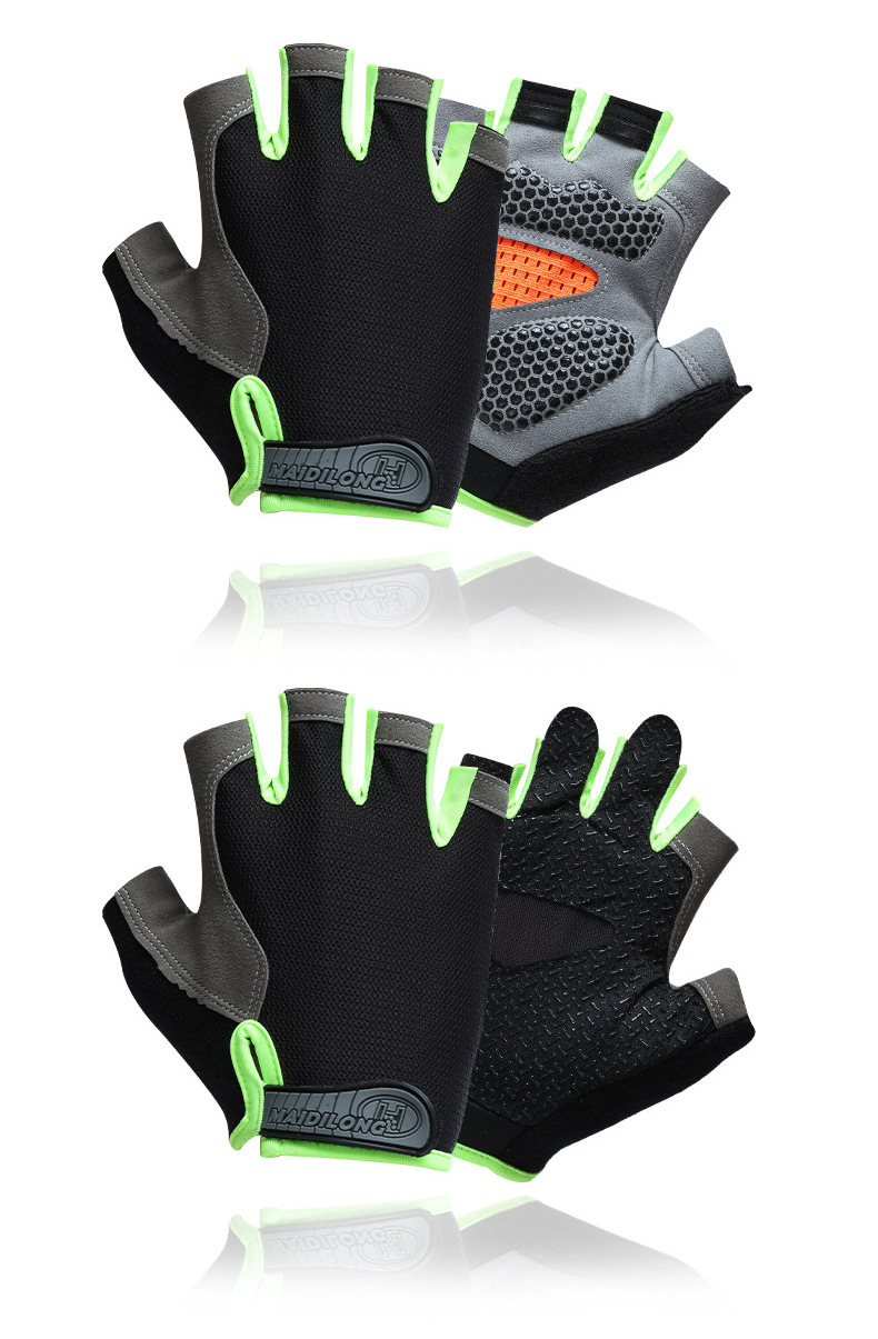 Radfahren Handschuhe Halb Finger Luya Sport Outdoor Fitness Bergsteigen Angeln Sommer Mountainbike Offene Finger Halb_voghion.com
