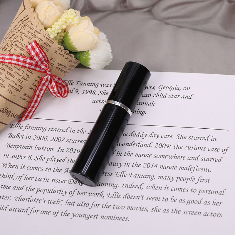 Factory spot 10ml flat head sub-bottling perfume sub-bottling tube rotating sub-bottling small spray bottle glass empty bottle