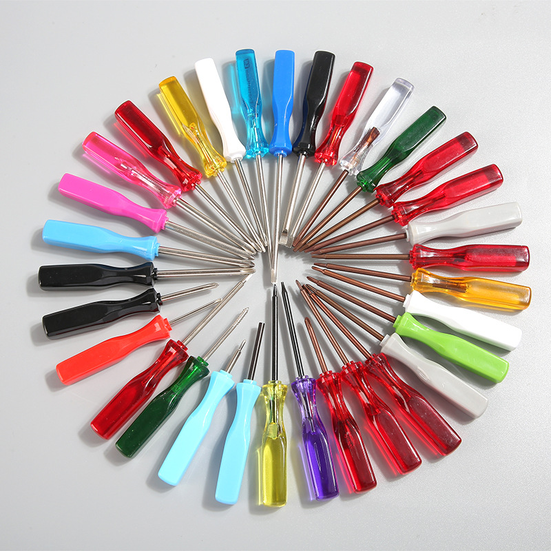 Square screwdriver transparent cross one-word plum blossom five-corner mini screwdriver screwdriver screwdriver screwdriver screwdriver