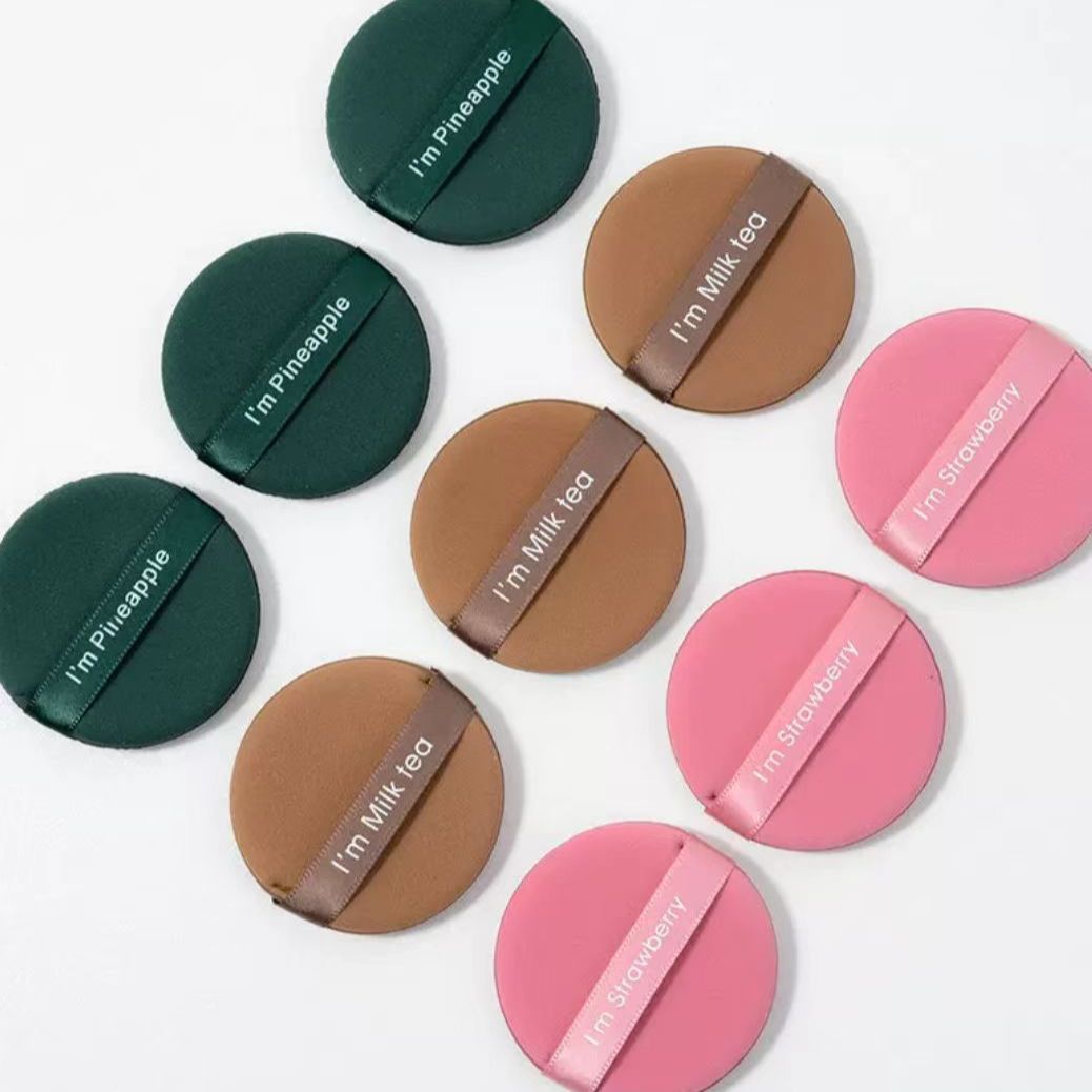 Super soft makeup sponge air cushion powder puff set wet and dry foundation liquid bb cream powder puff makeup pineapple pie wholesale