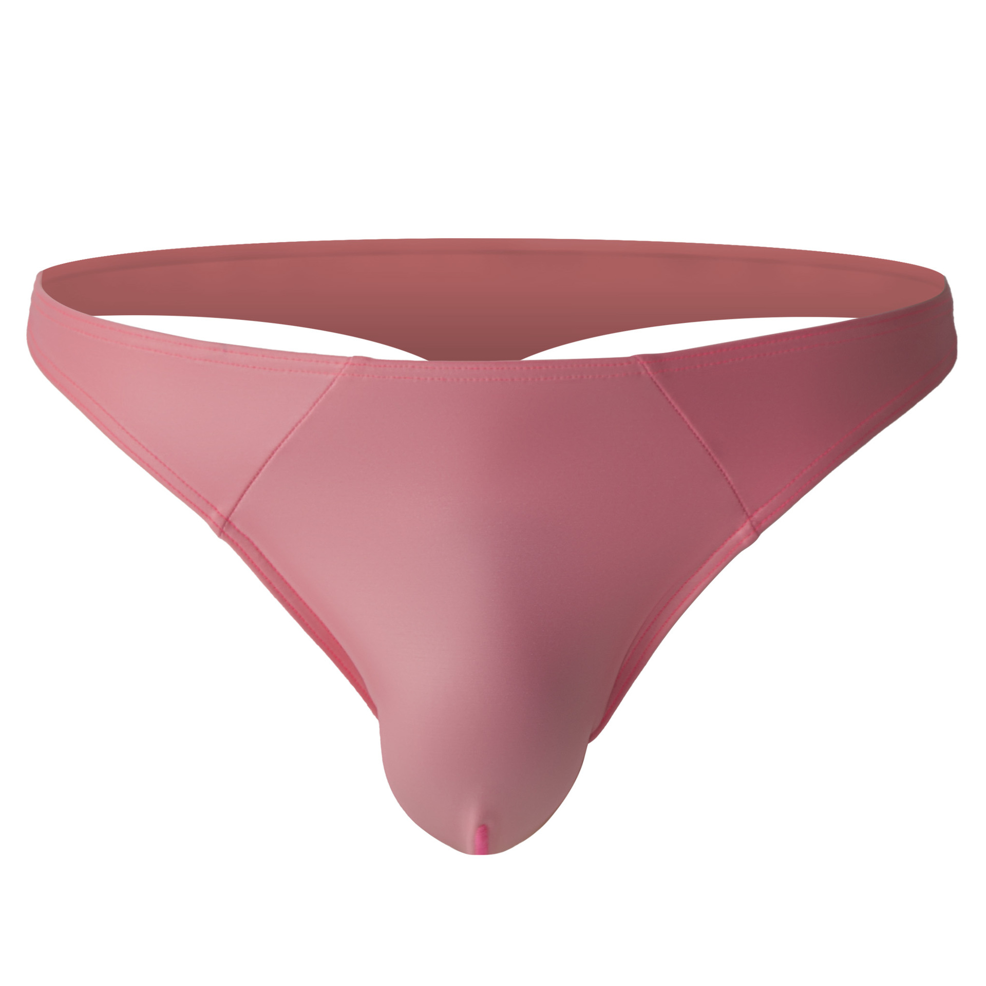 Wholesale men's sexy underwear sexy leather thong transparent low waist T-shaped pants performance flirting big hanging adult underwear