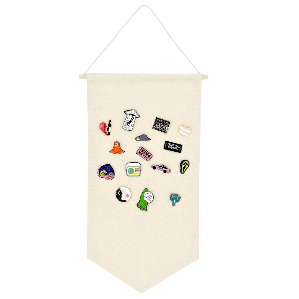 Badge Storage Cloth Collection Board Brooch Medal Display Hanging Nordic Ins Storage Cloth Hanging Large Brooch Storage Hanging