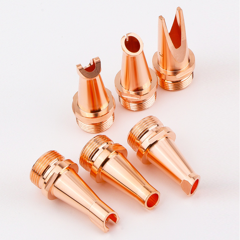 Handheld Laser Welding Nozzle Super Laser Welding Machine Accessories Lens Welding Torch Copper Nozzle Nozzle Guide Wire Nozzle Weiye Wire Feeding Nozzle
