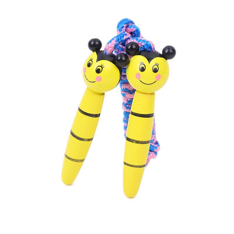 Cartoon Wooden Animal Children Rope Skipping Kindergarten Primary School Students Sports Entertainment Fitness Rope Skipping Sports Activities Prizes