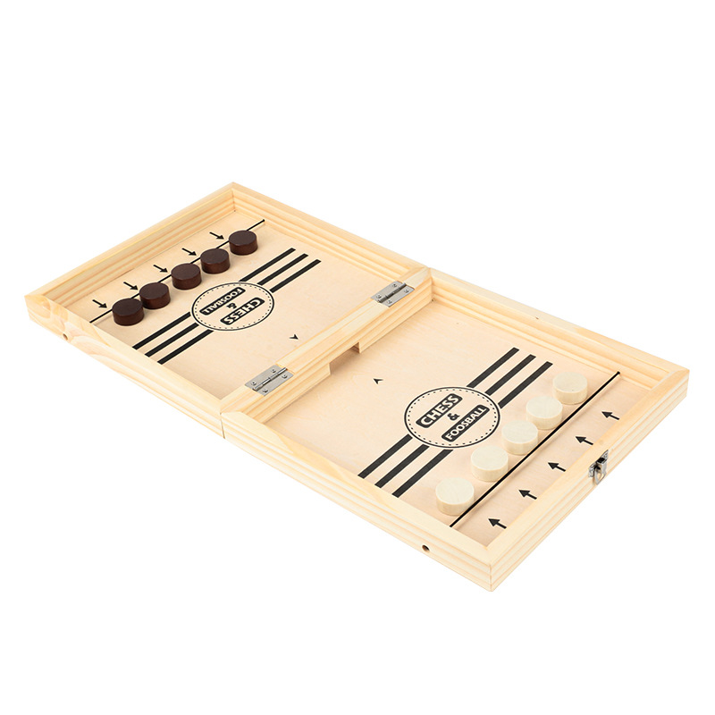 Amazon Explosions Chess Checkers Play Chess Three Chess Four-in-One Wooden Boxed Foldable Board Game
