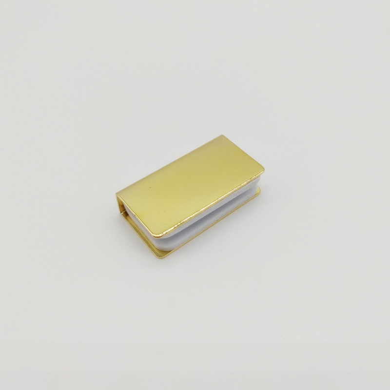 Acrylic display cabinet gold door clip can clip 6mm window U-shaped glass door clip