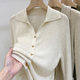 Lasel long sleeve knitted bottoming shirt 2024 spring and autumn new foreign style top wholesale Korean long sleeve women's sweater tide