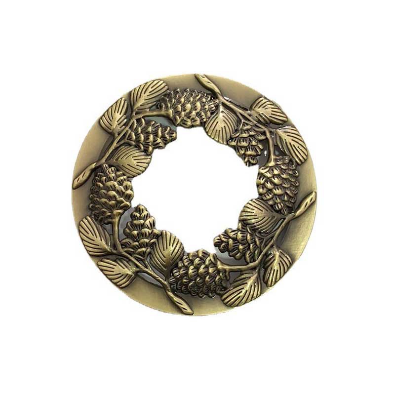 Embedded Wrought Iron Aromatherapy Candle Smart Cover Zinc Alloy Candle Accessories Heat-gathering Anti-hanging Wall Hollow Cover