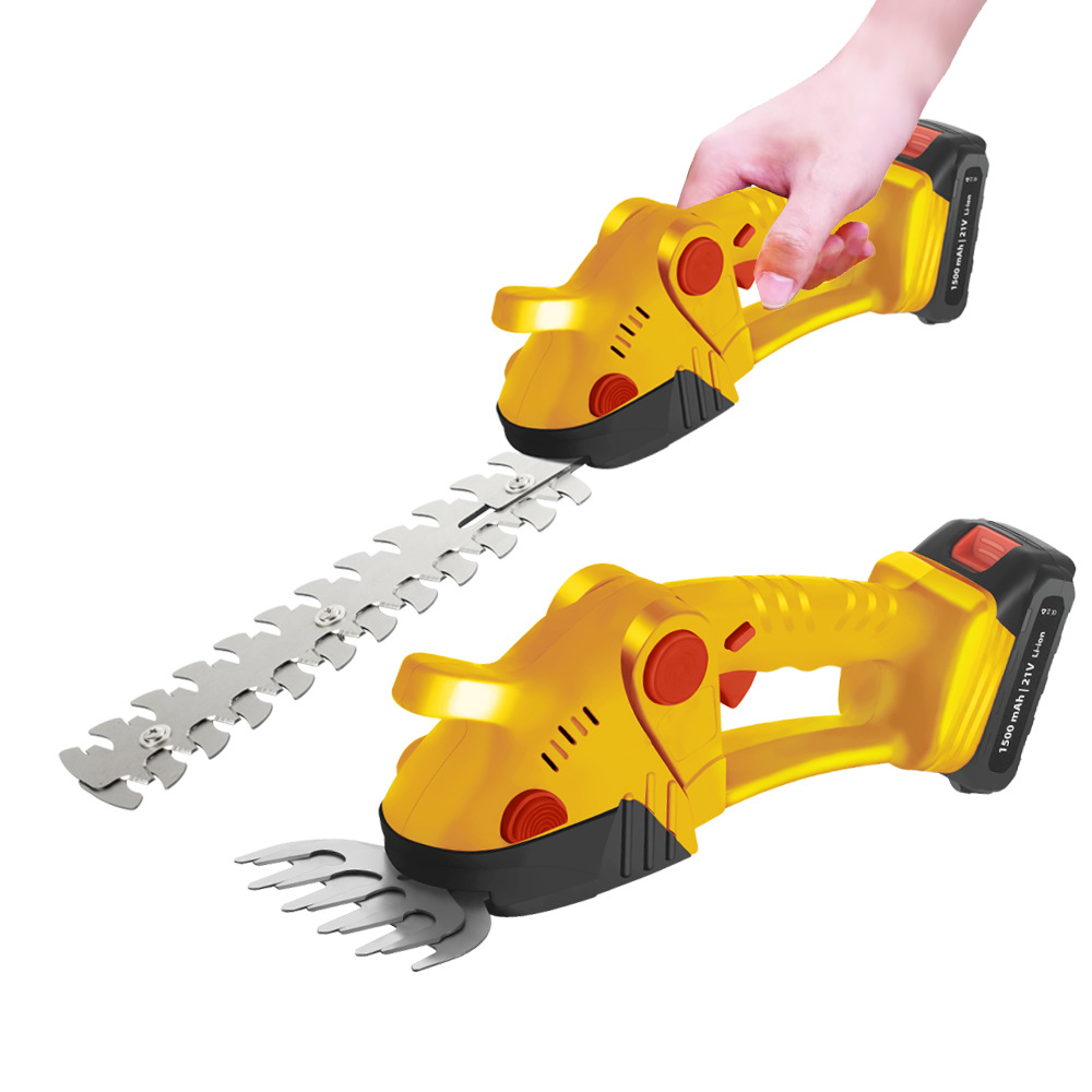 Rechargeable Hedge Trimmer Portable Pruning Machine Wireless Fence Shears Scissors Tea Tree Pruning Saw Electric Pruning Shears