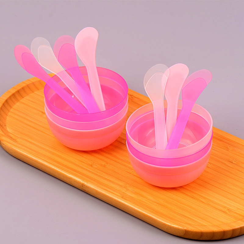 in stock PP Mask Bowl Film Adjustable Stick DIY Mask Measuring Spoon Film Adjustable Bowl Surface Adjustable Stick Spa Tools Gift Wholesale