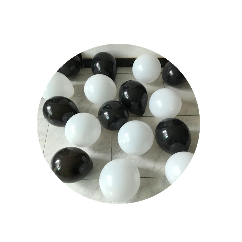 5 inch 10 inch 12 inch 18 inch matte balloon black white gold bar party decoration photography props