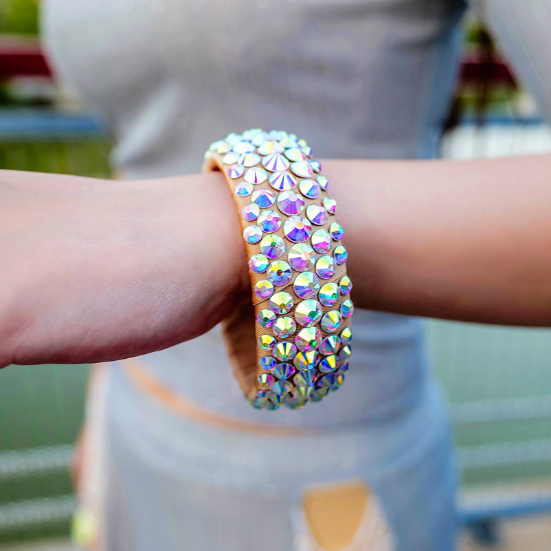 Dancer Belly Dance Jewelry Arm Ring 2022 New Dance Performance Diamond Bracelet Diamond Bracelet Bracelet Rhinestone Jewelry