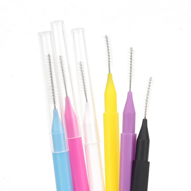 Wholesale Eyelash Beauty Aid Mini Colored Eyebrow Brush Set_voghion.com