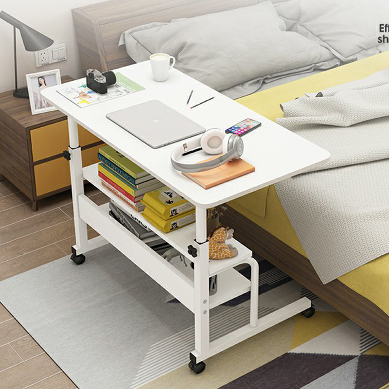 Bedside Table portable simple small table bedroom home student desk simple lifting dormitory lazy computer desk