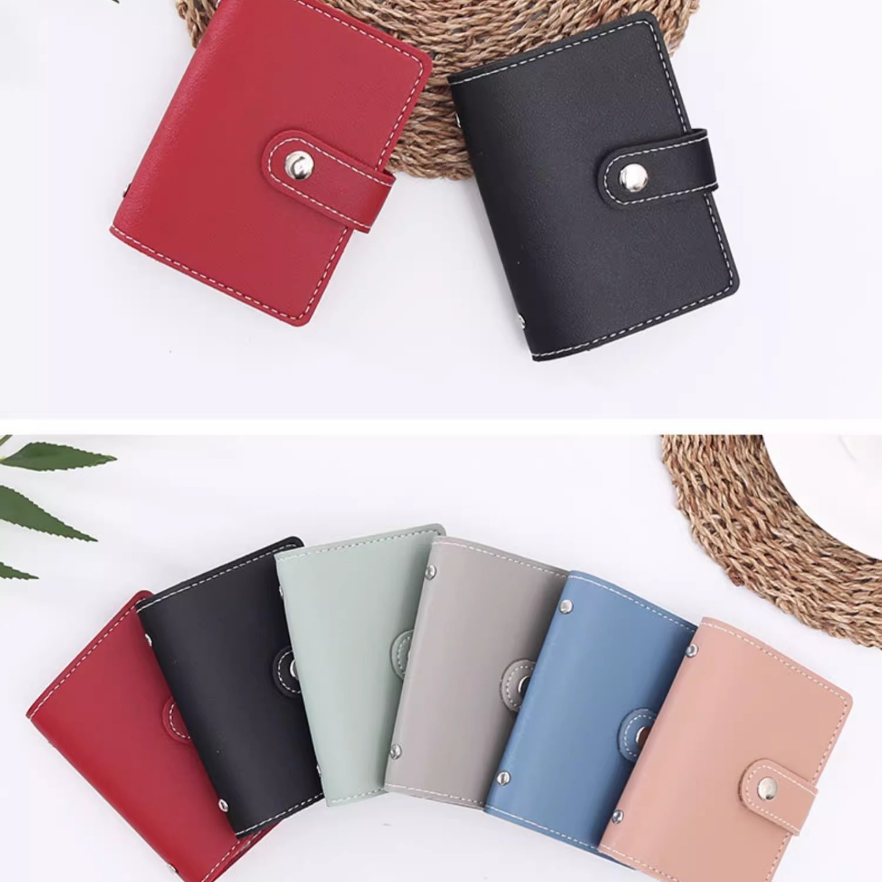 Anti-theft brush shielding small card holder driving license wallet men and women anti-magnetic large capacity bank card holder card holder card holder