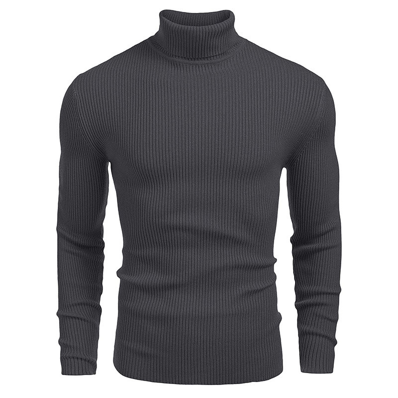 2023 foreign trade Men's sweater men's turtleneck sweater autumn and winter European and American men's sweater long sleeve pullover sweater