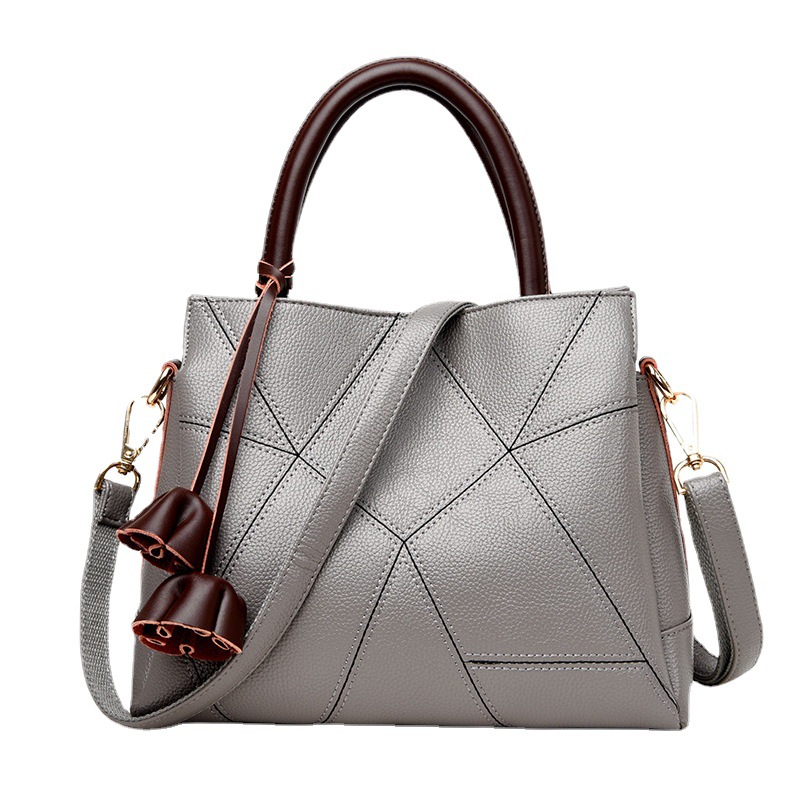 Middle-aged women's bag fashion mom bag multi-layer large capacity tote bag crossbody handbag big bag_voghion.com