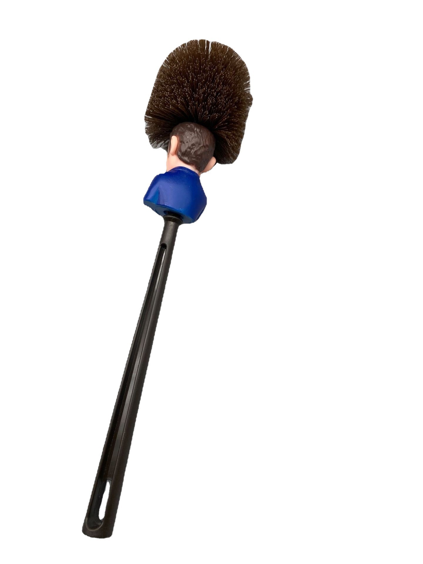 Cross-border wholesale Macron toilet brush creative doll presidential toilet brush with base spoof French toilet brush