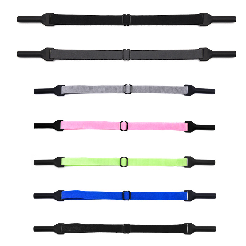 Glasses anti-slip rope adjustable silicone Temple cover fixed elastic strap children's sports anti-falling rope wholesale