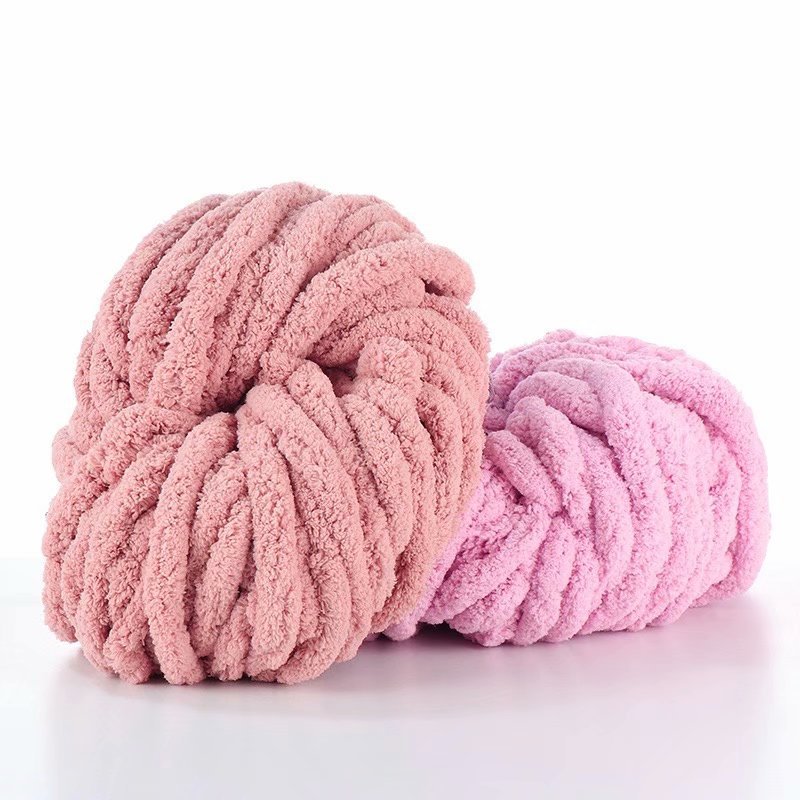 2cm extra thick ice blanket hand-woven line large thickness chenille cushion DIY line Iceland close-fitting soft extra thick line